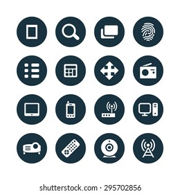 device icons universal set for web and mobile