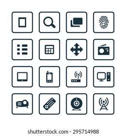 device icons universal set for web and mobile
