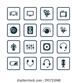 device icons universal set for web and mobile