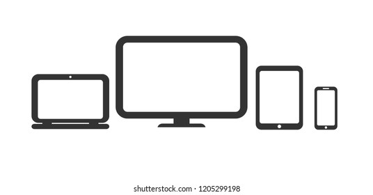 Device icons vector