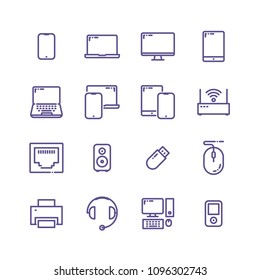 Device Icons vector illustration