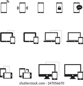 Device Icons Vector Illustration