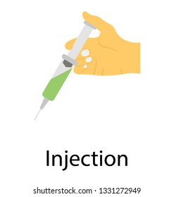 A device to inject fluids or into or withdraw them from something
