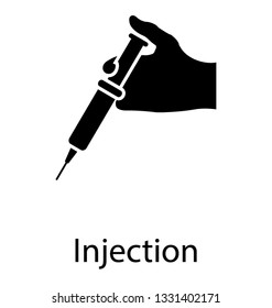 A device to inject fluids or into or withdraw them from something