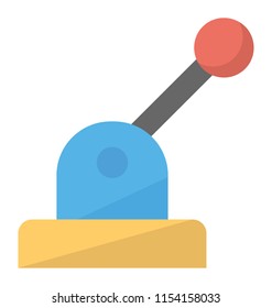 
A device with joystick handler to denote circuit breaker icon
