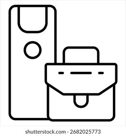 Illustrationsvektor für das Gliederungssymbol des Geräte-Managers