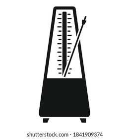 Device metronome icon. Simple illustration of device metronome vector icon for web design isolated on white background