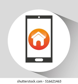device mobile icon page web social media graphic vector illustration eps 10