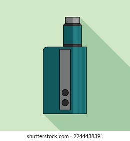 Device mod vape icon. Flat illustration of device mod vape vector icon for web design