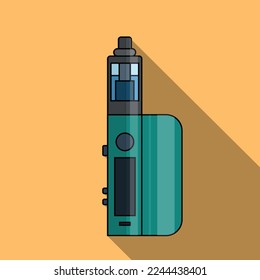 Device mod vape icon. Flat illustration of device mod vape vector icon for web design