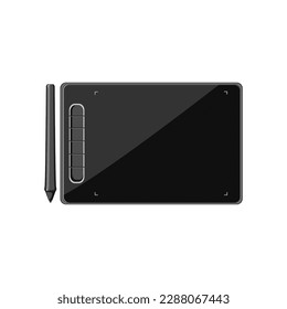 device pen display cartoon. equipment blank, gadget digital device pen display sign. isolated symbol vector illustration