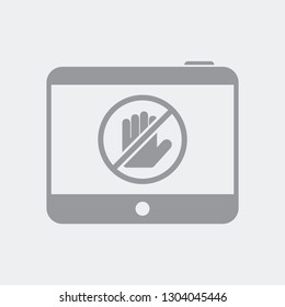 Device privacy concept icon