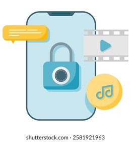 device privacy, digital security illustration
