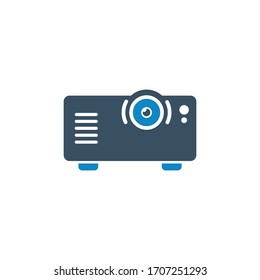 Device, projector icon (vector illustration)