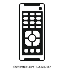 Device remote control icon. Simple illustration of Device remote control vector icon for web design isolated on white background