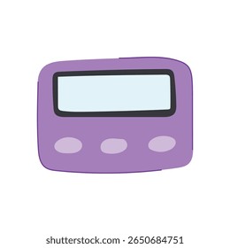 device shower timer cartoon. digital countdown, alert reminder, sustainable smart device shower timer sign. isolated symbol vector illustration