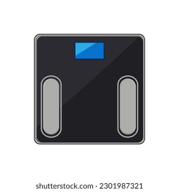 device smart weights cartoon. mobile phone, fitness technology device smart weights sign. isolated symbol vector illustration