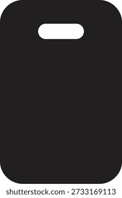 Ícone de Vetor de Estilo Sólido Preto de Mídia Social de Dispositivo