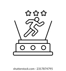 Device Speed  Outline Vector Icon that can easily edit or modify 

