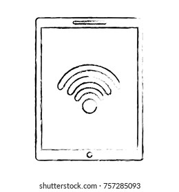 device technology tablet computer wifi internet symbol