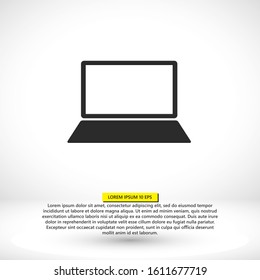 Device vector icons: smart phone, tablet, vector icons laptop and desktop computer. vector icons Vector illustration of responsive web design.
