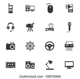 device vector icons for user interface design
