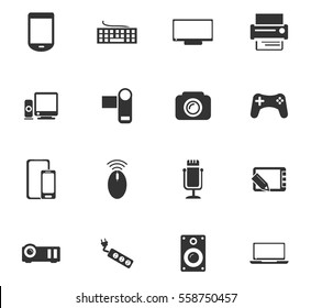 device vector icons for user interface design