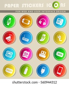 device vector icons for user interface design