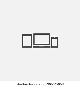 devices base icon. Simple sign illustration. devices symbol design. Can be used for web, print and mobile