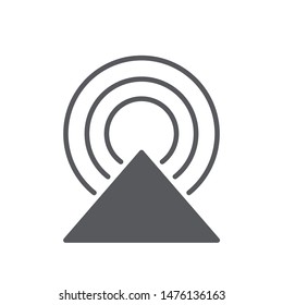 Devices connection icon isolated on white background. Wireless symbol modern, simple, vector, icon for website design, mobile app, ui. Vector Illustration