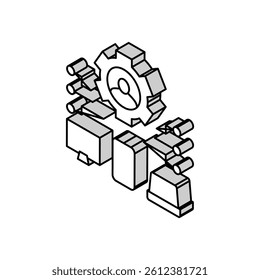 devices connection of user ugc isometric icon vector. devices connection of user ugc sign. isolated symbol illustration