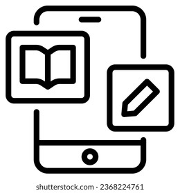 Devices Education illustration object  icon