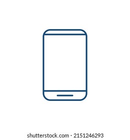Devices and Electronics related line icons. Computers and mobile phones vector linear icon set