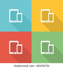 Devices Flat Icon Concept