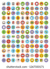 Devices Flat Icons Set 
