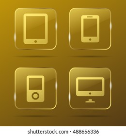 Devices Gold Buttons