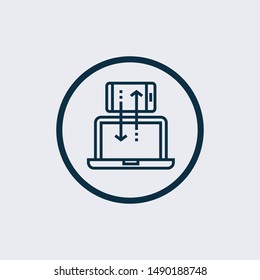 devices icon isolated on white background from web design collection. devices icon trendy and modern devices symbol for logo, web, app,