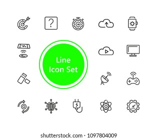 Devices icon set
