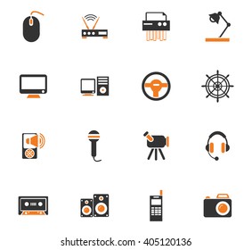 Devices icon set for web sites and user interface