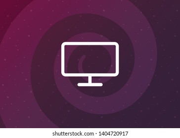Devices Icon Symbol Desktop Computer Illustration