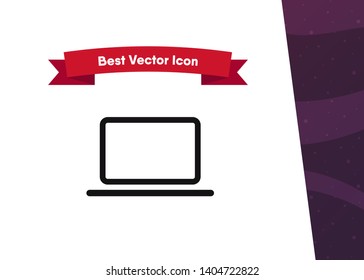 Devices Icon Symbol Laptop Computer Illustration