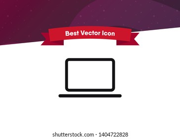 Devices Icon Symbol Laptop Computer Illustration