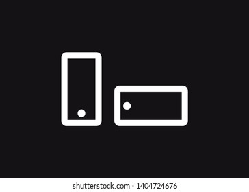Devices Icon Symbol Smart Phone Vector Illustration