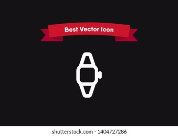 Devices Icon Symbol Smart Watch Vector Illustration