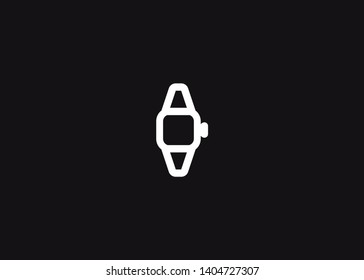 Devices Icon Symbol Smart Watch Vector Illustration