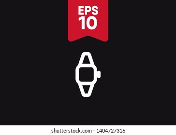 Devices Icon Symbol Smart Watch Vector Illustration