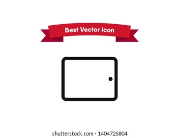 Devices Icon Symbol Tablet Pad Vector Illustration