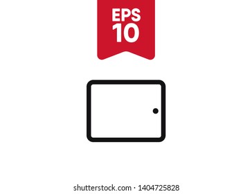 Devices Icon Symbol Tablet Pad Vector Illustration