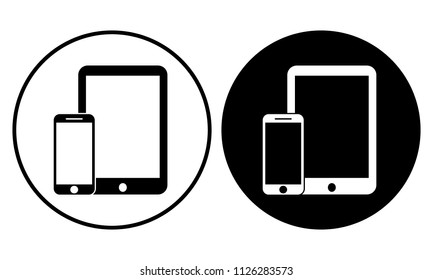 Devices icon. Vector illustration