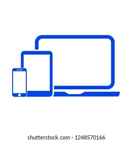 Devices icon. Vector illustration